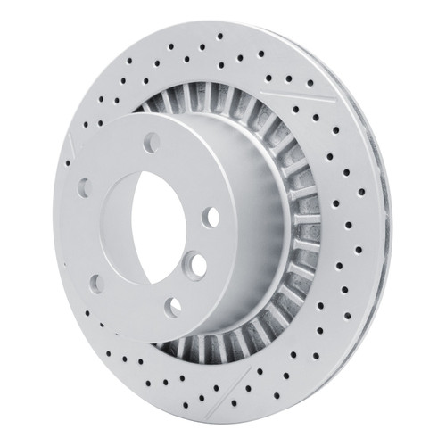 DFC GEOSPEC Coated Rotor - Drilled and Slotted 634-63148