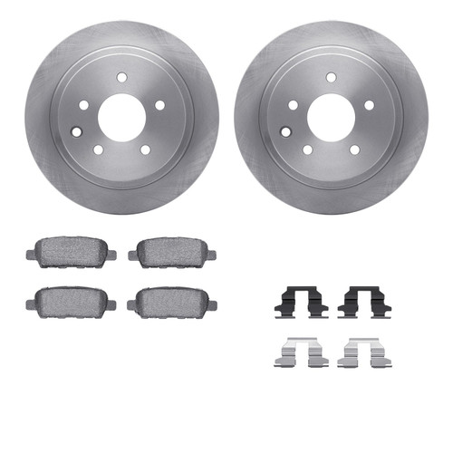 DFC Brake Rotor with 5000 Brake Pads and Hardware Kit 6512-67338