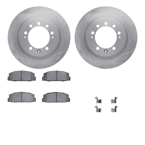 DFC Brake Rotor with 5000 Brake Pads and Hardware Kit 6512-72077