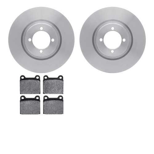 DFC Rotors with EURO 5000 Ceramic Brake Pads 6602-31003