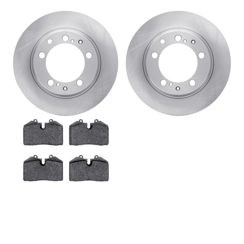 DFC Rotors with EURO 5000 Ceramic Brake Pads 6602-02046