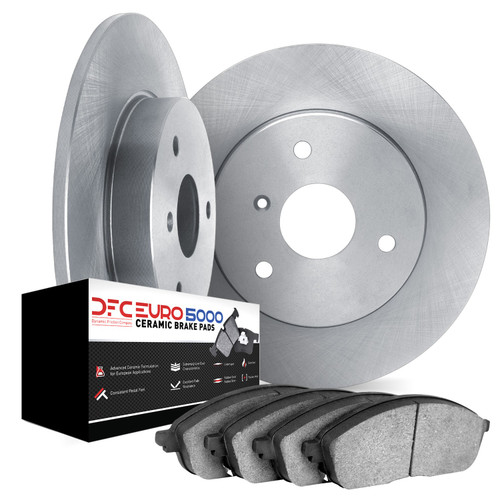 DFC Rotors with EURO 5000 Ceramic Brake Pads 6602-63282