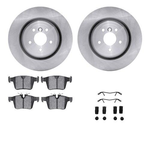 DFC Rotors with EURO 5000 Ceramic Brake Pads includes Hardware 6612-20107