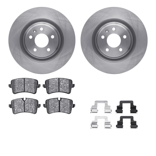DFC Rotors with EURO 5000 Ceramic Brake Pads includes Hardware 6612-73255