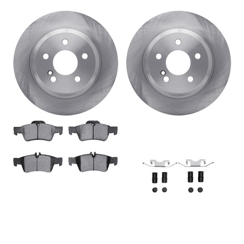 DFC Rotors with EURO 5000 Ceramic Brake Pads includes Hardware 6612-63282