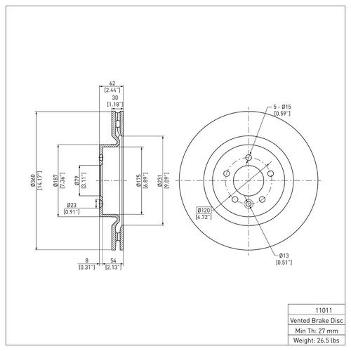 DFC Hi- Carbon Alloy GEOMET Coated 900-11011