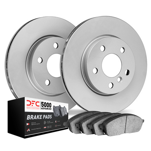 DFC GEOMET Rotors with 5000 Advanced Brake Pads 9502-73063