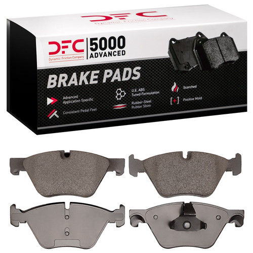 DFC Geospec Rotors with 5000 Advanced Brake Pads includes Hardware for 2012-2016 BMW (528i, 528i xDrive) 4512-31233
