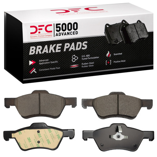 DFC Rotors with 5000 Advanced Brake Pads for 2009-2012 Ford/Mercury (Escape, Mariner) 6502-99555