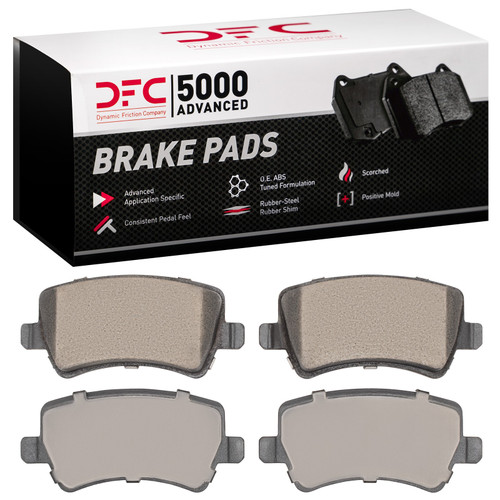 DFC Rotors with 5000 Advanced Brake Pads for 2008-2018 Volvo (S60, S60 Cross Country, S80, V60) 6502-27230