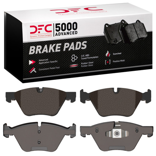DFC Rotors with 5000 Advanced Brake Pads includes Hardware for 2007-2012 BMW (120i, 125i, 128i) 6512-31404