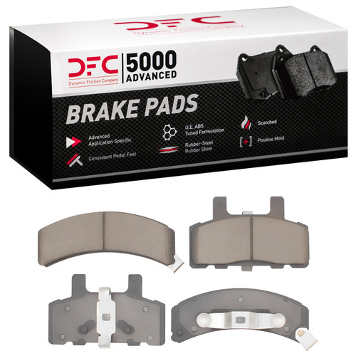 DFC GEOSPEC Rotors with 5000 Advanced Brake Pads for 1992-2002 Chevrolet/GMC (C1500, C1500 Suburban, Express 1500, Suburban 1500) 4502-48086