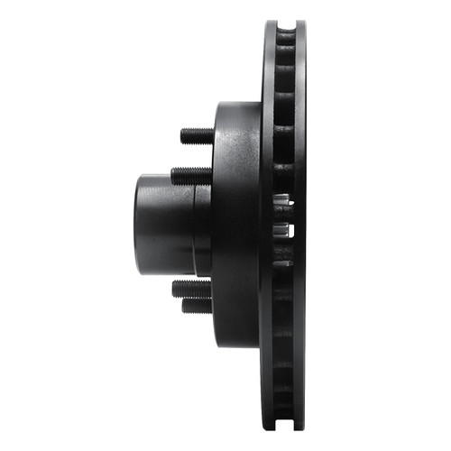DFC Rotors-Drilled and Slotted-Black with 5000 Advanced Brake Pads for 1998-2003 Chevrolet/GMC (S10, Sonoma) 8502-48003