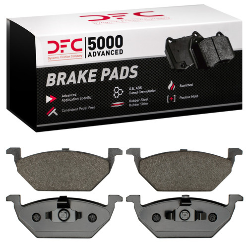 DFC GEOSPEC Rotors with 5000 Advanced Brake Pads for 2011-2015 Volkswagen (Jetta) 4502-74125
