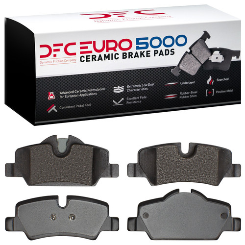 DFC Rotors with 5000 Euro Ceramic Brake Pads for 2014-2022 Mini (Cooper) 6602-32053