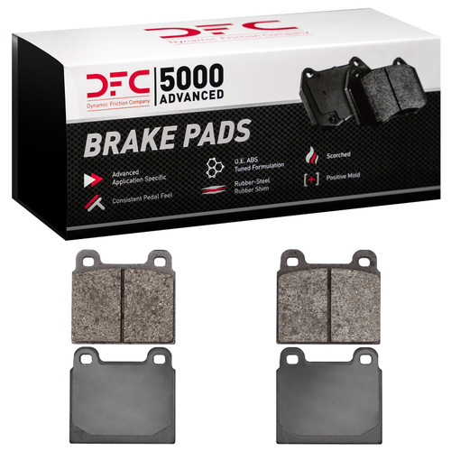 DFC Rotors with 5000 Advanced Brake Pads for 1963-1967 Mercedes-Benz (190, 190C, 190DC, 200) 6502-63121