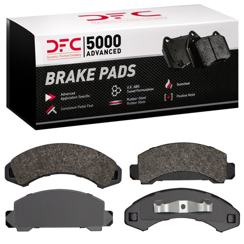 DFC Rotors with 5000 Advanced Brake Pads for 1983-1994 Ford/Mazda (Aerostar, Ranger, B2300, B3000) 6502-99266