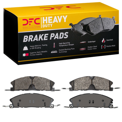 DFC Geospec Rotors with Heavy Duty Brake Pads for 2013-2019 Ford/Lincoln (Police Interceptor Sedan, Police Interceptor Utility, Taurus, MKT)