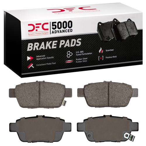 DFC GEOSPEC Rotors with 5000 Advanced Brake Pads for 2009-2014 Acura (TL) 4502-58036