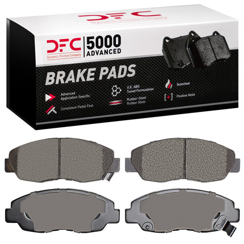 DFC GEOSPEC Rotors with 5000 Advanced Brake Pads for 2006-2011 Honda (Civic) 4502-59118