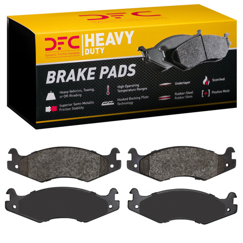 DFC Rotors with Heavy Duty Brake Pads for 1996-2006 AM/Hummer (General Hummer, H1) 6202-44004