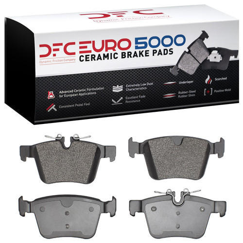 DFC Geospec Rotors with 5000 Euro Ceramic Brake Pads for 2016-2022 Jaguar (XE, XF) 4602-20026