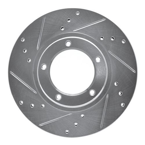 DFC Rotors-Drilled and Slotted-Silver for 1995-2004 Toyota (Tacoma) 7002-76093