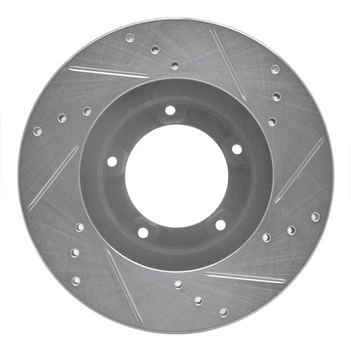DFC Rotors-Drilled and Slotted-Silver for 1995-2004 Toyota (Tacoma) 7002-76093