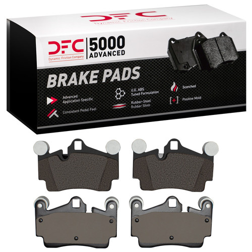 DFC Rotors with 5000 Advanced Brake Pads for 2003-2015 Audi/Porsche/Volkswagen (Q7, Cayenne, Touareg) 6502-74404