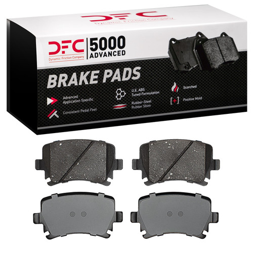 DFC Rotors with 5000 Advanced Brake Pads for 2005-2013 Audi/Volkswagen (A3, Bora, Golf, Jetta) 6502-74289