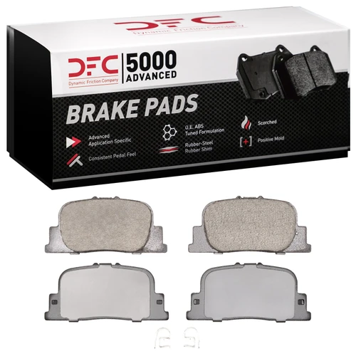 DFC GEOSPEC Rotors with 5000 Advanced Brake Pads for 2005-2010 Scion (tC) 4502-76116