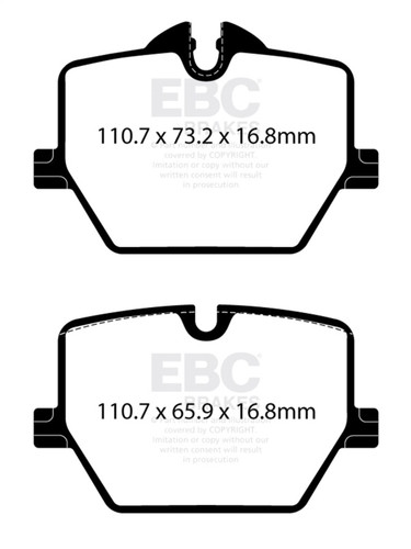 EBC 2021+ BMW G20 3-Series Bluestuff Front Brake Pads