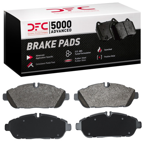 DFC Rotors with 5000 Advanced Brake Pads includes Hardware for 2020-2022 Ford (Transit-150, Transit-250, Transit-350, Transit-350 HD)