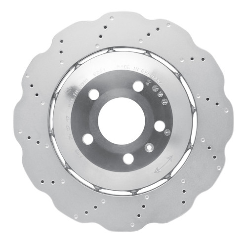 DFC GEOMET Rotors with 5000 Advanced Brake Pads for 2013-2014 Audi (RS5) 9502-73027