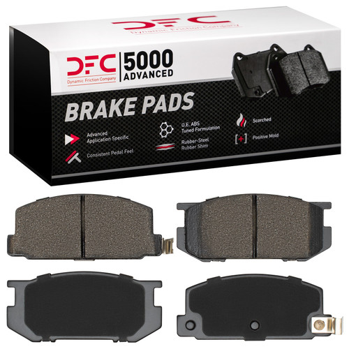 DFC Rotors with 5000 Advanced Brake Pads for 1980-1983 Subaru (Brat, DL, GL, GLF) 6502-13118
