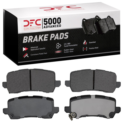DFC GEOSPEC Rotors with 5000 Advanced Brake Pads for 2017-2020 Acura (MDX) 4502-58046
