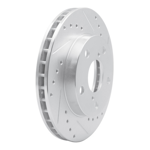 DFC Rotors-Drilled and Slotted-Silver with 5000 Advanced Brake Pads for 1991 Toyota (MR2) 7502-76149
