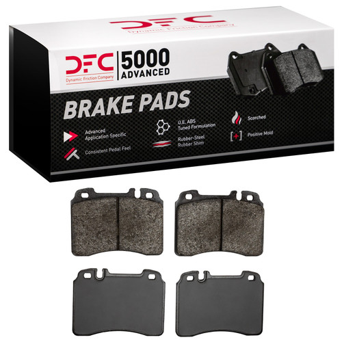 DFC Rotors with 5000 Advanced Brake Pads for 1990-1995 Mercedes-Benz (300CE, 300E, 300TE, 400E) 6502-63209