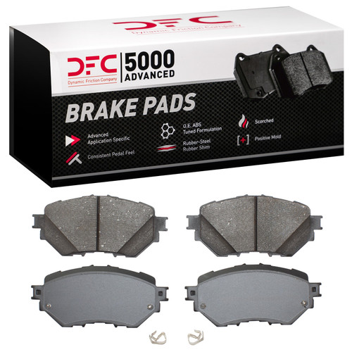 DFC GEOSPEC Rotors with 5000 Advanced Brake Pads for 2017-2018 Mazda (3, 3 Sport) 4502-80081