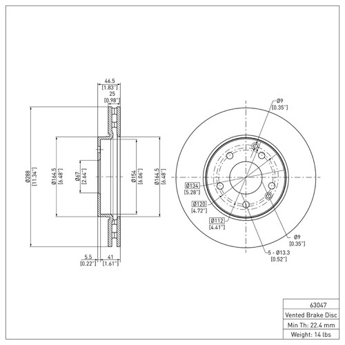 DFC Rotors with 5000 Euro Ceramic Brake Pads for 1996-2004 Mercedes-Benz (C230, C280, E300, SLK230) 6602-63203