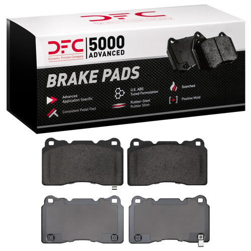 DFC Rotors with 5000 Advanced Brake Pads for 2020-2021 Honda (Civic) 6502-59476