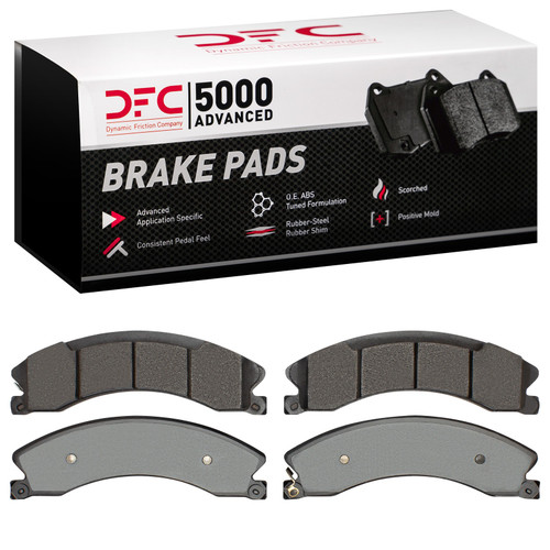 DFC GEOSPEC Rotors with 5000 Advanced Brake Pads for 2011-2019 Chevrolet/GMC 4502-48127