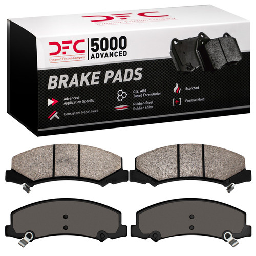 DFC Rotors with 5000 Advanced Brake Pads for 2006-2016 Buick/Chevrolet (Lucerne, Impala, Impala Limited, Monte Carlo) 6502-45089