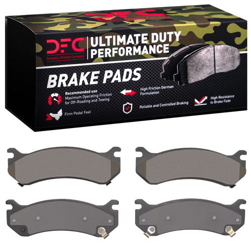 DFC Rotors with Ultimate Duty Performance Brake Pads for 1999-2008 Cadillac/Chevrolet/GMC (Escalade, Escalade ESV, Escalade EXT, Astro)