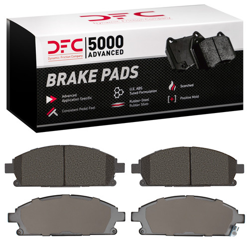DFC GEOSPEC Rotors with 5000 Advanced Brake Pads for 2003-2006 Acura (MDX) 4502-59143