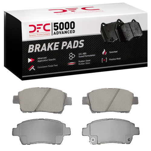 DFC Rotors with 5000 Advanced Brake Pads for 2000 Toyota (Celica) 6502-76375