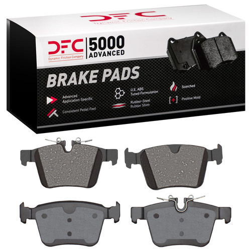DFC Rotors with 5000 Advanced Brake Pads for 2020-2022 Jaguar/Land Rover (E-Pace, Discovery Sport, Range Rover Evoque) 6502-11205