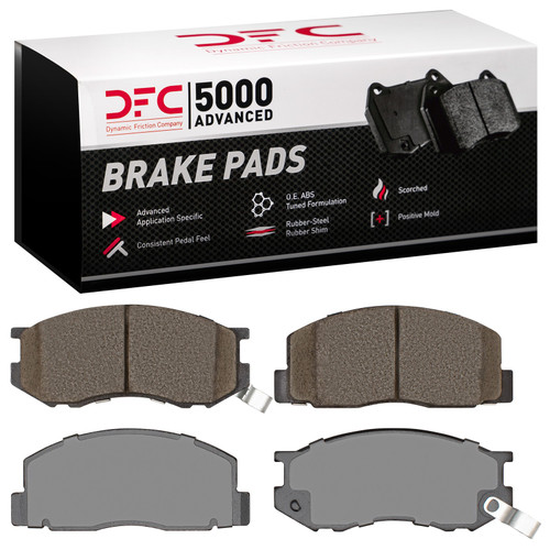 DFC Rotors with 5000 Advanced Brake Pads for 1984-1985 Toyota (Van) 6502-76521