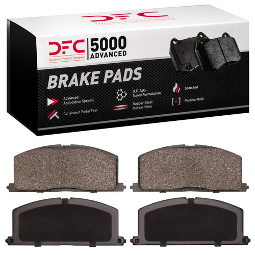 DFC Rotors with 5000 Advanced Brake Pads for 1985-1988 Chevrolet/Toyota (Nova, Corolla, MR2) 6502-76194
