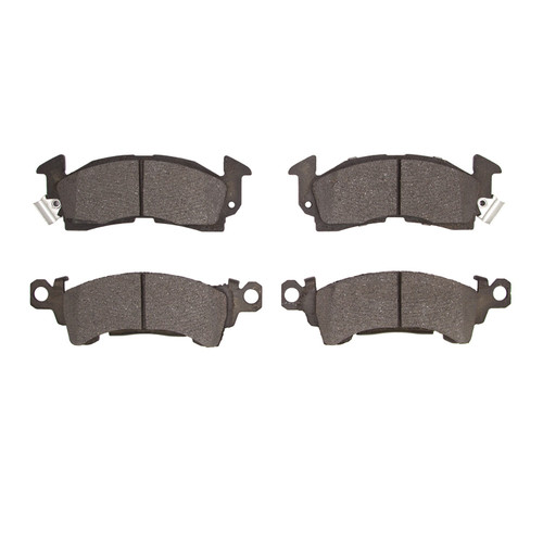 DFC Rotors-Drilled and Slotted-Black with 5000 Advanced Brake Pads for 1977-1978 Buick/Cadillac (Electra, Estate Wagon, LeSabre, Riviera)